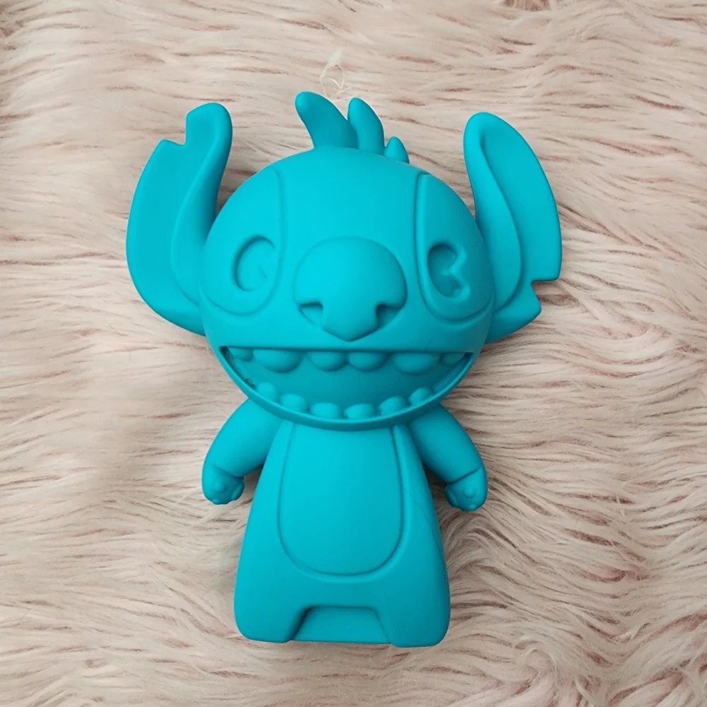 Disney Stitch blue soft pencil/makeup bag